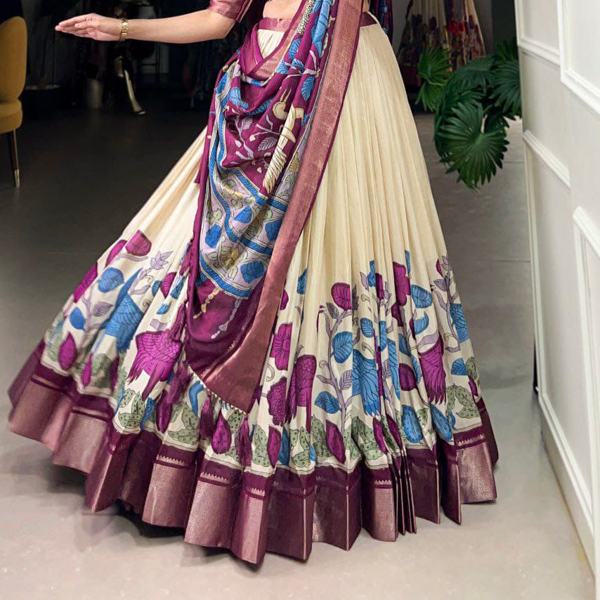 Festive Chaniya Choli with Matching Blouse & Dupatta