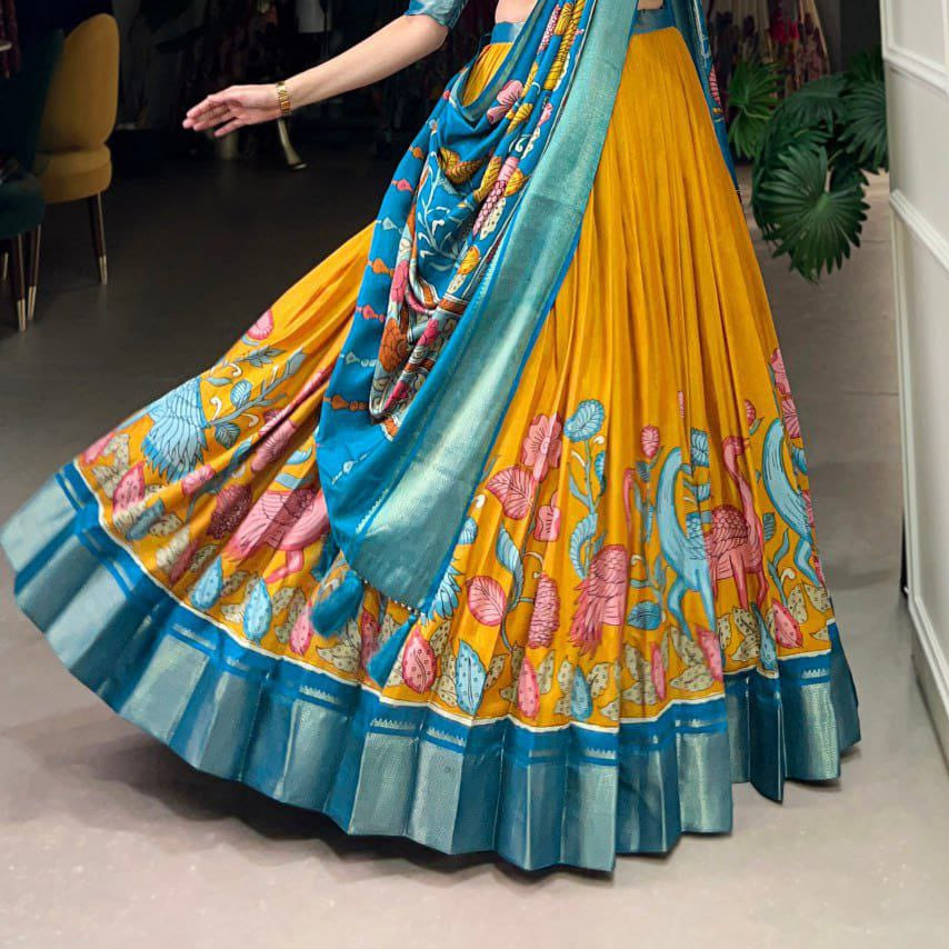 Indian Lehenga Choli with Matching Blouse & Dupatta
