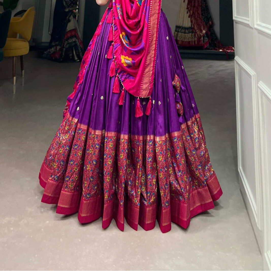 Ready to Wear Lehenga Choli with Matching Blouse & Dupatta