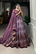 Garba Chaniya Choli set with a matching blouse and semi-gajji mirror-work dupatta, Komiis Indian ethnic festive collection