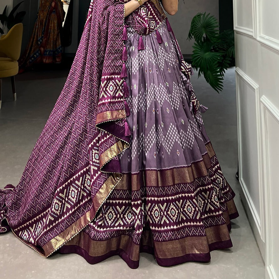 Garba Chaniya Choli with Matching Blouse & Dupatta