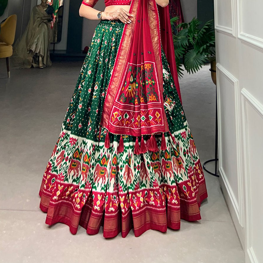 Navratri Lehenga Choli with Semi Gajji Dupatta