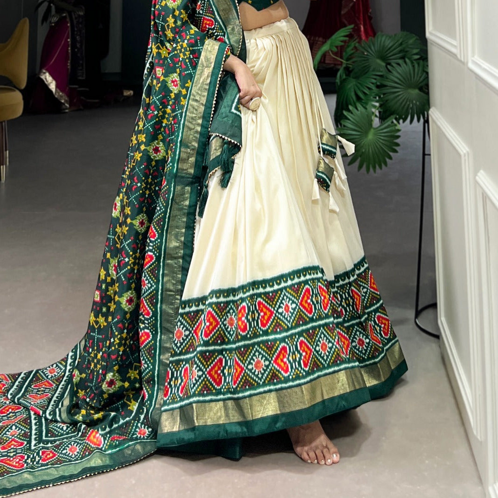 Garba Lehenga Choli with Semi Gajji Dupatta