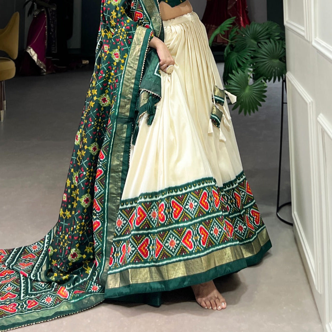 Garba Lehenga Choli with Semi Gajji Dupatta